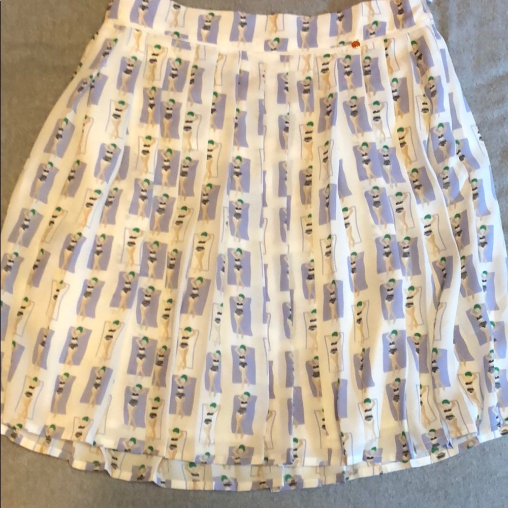 NWOT SP Anthropologie accordion style skirt